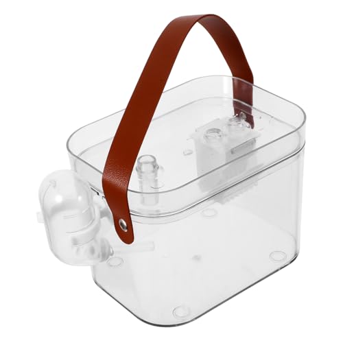 Supvox Kleintier-Reisetasche Aus Kunststoff Mit Wasserflasche Tragbarer Transportkäfig Für Hamster Meerschweinchen Frettchen Und Andere Kleine Tiere Supvox Kleintier-Reisetasche Aus Kunststoff Mit Wasserflasche Tragbarer Transportkäfig Für Hamster Meerschweinchen Frettchen Und Andere Kleine Tiere von Supvox