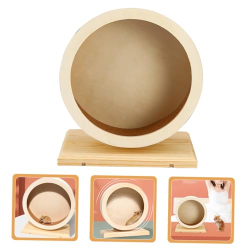 SUPVOX Hamsterrad Holz mit Korkmatte Leise Laufrad für Kleine Haustiere Hamster Chinchilla Meerschweinchen Trainingsrad Mittelgroß SUPVOX Hamsterrad Holz mit Korkmatte Leise Laufrad für Kleine Haustiere Hamster Chinchilla Meerschweinchen Trainingsrad Mittelgroß von Supvox