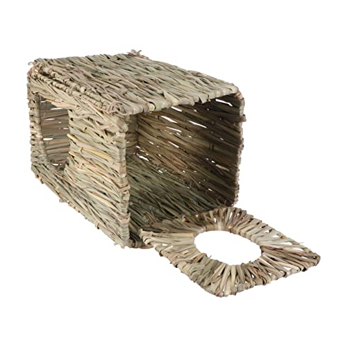 SUPVOX Handgefertigtes Faltbares Kaninchenhaus aus Robustem Naturstroh Kleines Nest für Kaninchen Meerschweinchen und Kleintiere Wärmend und Atmungsaktiv als Schlaf und Spielplatz SUPVOX Handgefertigtes Faltbares Kaninchenhaus aus Robustem Naturstroh Kleines Nest für Kaninchen Meerschweinchen und Kleintiere Wärmend und Atmungsaktiv als Schlaf und Spielplatz von Supvox