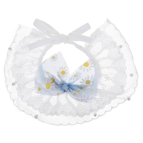 SUPVOX Haustier-Lätzchen dekoratives Hundehalsband Katzenhalsband Halsband für Katze Entzückender Haustierkragen Kätzchen Verstellbarer Kragen tragbarer Hundehalsband Polyester von Supvox