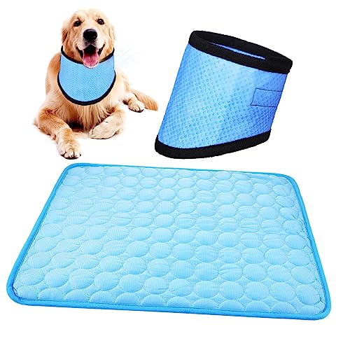 SUPVOX Haustier kaltes Schal + Kühlkissen Kühlung Hunde klein mittel Kühlmatte Pads Abdeckung Eisseide Haustiermatte Hund Seidenmatte Das Eispad besteht aus kalter Seide und Polyester SUPVOX Haustier kaltes Schal + Kühlkissen Kühlung Hunde klein mittel Kühlmatte Pads Abdeckung Eisseide Haustiermatte Hund Seidenmatte Das Eispad besteht aus kalter Seide und Polyester von Supvox