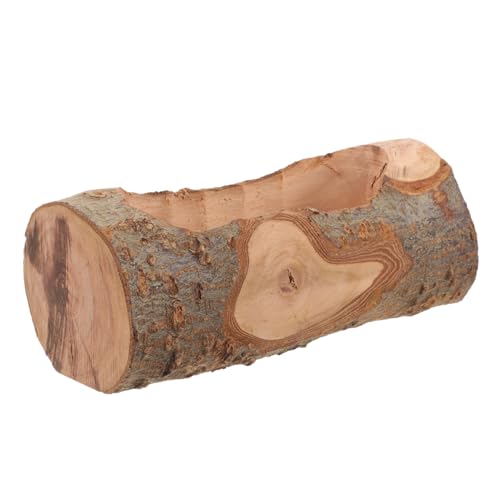 SUPVOX Holz Futter und Wassernapf für Kleintiere Stabiles Bruchfestes Design Geeignet für Hamster Meerschweinchen Eichhörnchen Waschbarer Futternapf für Käfige Natürlicher Futternapf von Supvox