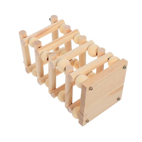 SUPVOX Holz Futterstation für Kleintiere Mehrfunktionales Kaninchen Heuraufe Stabiles Futtergestell für Zwergkaninchen Hamster Meerschweinchen Natürlicher Futterhalter für Gesundes Gras von Supvox