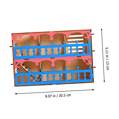 SUPVOX Holz Hamster Labyrinth Kleintier Tunnel Aktivitätsspielzeug für Hamster Mäuse mit Sicherem Langlebigem Material Fördert Bewegung und Gesunde Entwicklung Kleiner Haustiere von Supvox