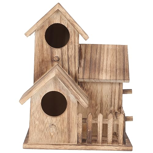 SUPVOX Holz Nistkasten für Wellensittiche Kreatives Vogelhaus im Cottage Stil zur Vogelzucht für Garten und Balkon Passend für Papageien und Andere Haustiere SUPVOX Holz Nistkasten für Wellensittiche Kreatives Vogelhaus im Cottage Stil zur Vogelzucht für Garten und Balkon Passend für Papageien und Andere Haustiere von Supvox