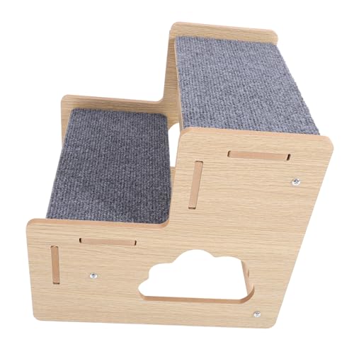 SUPVOX Holz haustiertreppe für Kleine Hunde und Katzen Tragbare Stabile Pet Ladder mit Rutschfesten Leicht zu Reinigen für Sofa Bett und Reisen Unterstützt Ältere und von Supvox