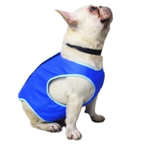 SUPVOX Hundekühlweste S Blau Atmungsaktiv Ultraleicht aus Waschbarem PVA Material mit Praktischem für Einfache Handhabung zur Abkühlung im Sommer für Kleine Hunde von Supvox