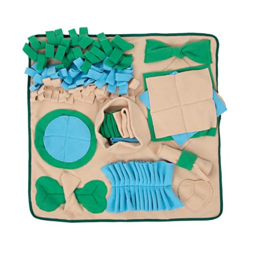 SUPVOX Hundeschnüffelmatte aus Weichem Polar Fleece Atmungsaktiv und Hautfreundlich Teiliges Futtertraining für Langsames Fressen und Stressabbau Farbenfrohes Interaktives Futtermatte SUPVOX Hundeschnüffelmatte aus Weichem Polar Fleece Atmungsaktiv und Hautfreundlich Teiliges Futtertraining für Langsames Fressen und Stressabbau Farbenfrohes Interaktives Futtermatte von Supvox