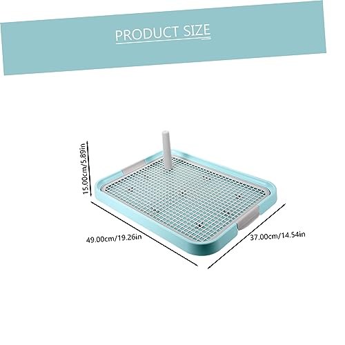 SUPVOX Hundetoilette für Kleine und Mittelgroße Hunde rutschfeste Indoor Welpen Toilette mit Strapazierfähigem Netzboden und Säulendesign Tragbar für Zuhause Büro Küche und Bad SUPVOX Hundetoilette für Kleine und Mittelgroße Hunde rutschfeste Indoor Welpen Toilette mit Strapazierfähigem Netzboden und Säulendesign Tragbar für Zuhause Büro Küche und Bad von Supvox