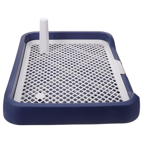 SUPVOX Hundetoilette mit Spritzschutz rutschfest Welpentoilette Trainingsbox für Kleine und Mittelgroße Hunde Einfach zu Reinigen Komfortables Hundeklo für Drinnen Büro Küche Bad SUPVOX Hundetoilette mit Spritzschutz rutschfest Welpentoilette Trainingsbox für Kleine und Mittelgroße Hunde Einfach zu Reinigen Komfortables Hundeklo für Drinnen Büro Küche Bad von Supvox