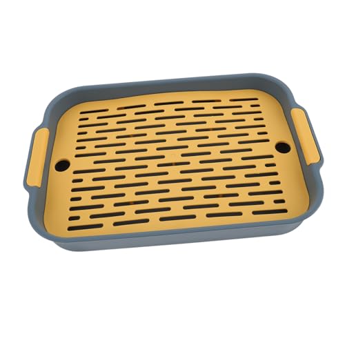SUPVOX Kaninchen Toilette Rechteckig aus Rutschfestes Kleintier Wc mit Abnehmbarem Robust und Leicht zu Reinigen Design für Zwergkaninchen und Meerschweinchen von Supvox