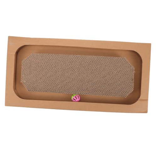SUPVOX Katzenspielzeug Kratzbrett mit Glockenball Interaktives Kratzpad Kratzmatte Verschleißfest Für Wohnung und Katzenhaltung SUPVOX Katzenspielzeug Kratzbrett mit Glockenball Interaktives Kratzpad Kratzmatte Verschleißfest Für Wohnung und Katzenhaltung von Supvox