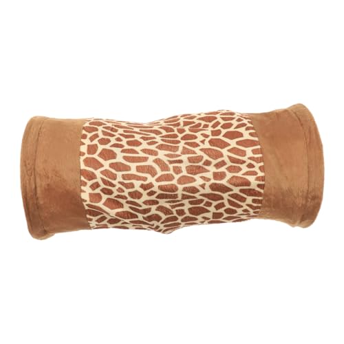 SUPVOX Katzentunnel mit Hirschmuster Faltbar und Warmhaltend Kleines Versteck für Haustiere Katzenschlafplatz und Spieltunnel für Katzen und Kleine Tiere Braun SUPVOX Katzentunnel mit Hirschmuster Faltbar und Warmhaltend Kleines Versteck für Haustiere Katzenschlafplatz und Spieltunnel für Katzen und Kleine Tiere Braun von Supvox