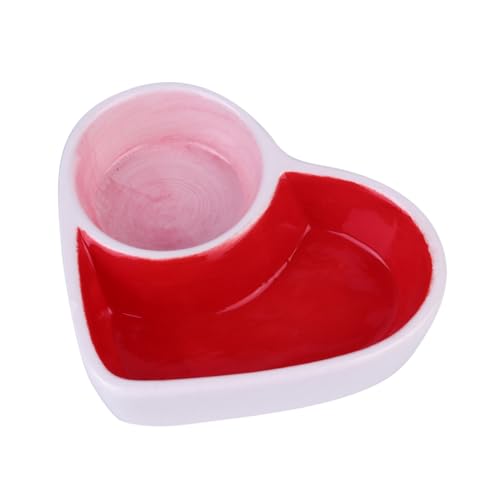 SUPVOX Keramik Futternapf für Kleine Haustiere mit Cartoon Motiv Robust und Kippsicher Flache Schüssel mit Futter Wasser teilung für Hamster Kätzchen und Welpen Einfach zu Reinigen SUPVOX Keramik Futternapf für Kleine Haustiere mit Cartoon Motiv Robust und Kippsicher Flache Schüssel mit Futter Wasser teilung für Hamster Kätzchen und Welpen Einfach zu Reinigen von Supvox