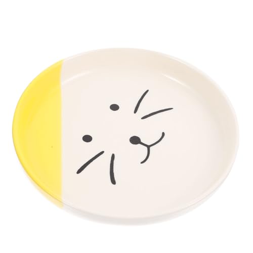 SUPVOX Keramischer Katzenteller Flache Futterschale für Katzen Einfach zu Reinigen und Ergonomisch für Kätzchen und Kleine Haustiere SUPVOX Keramischer Katzenteller Flache Futterschale für Katzen Einfach zu Reinigen und Ergonomisch für Kätzchen und Kleine Haustiere von Supvox