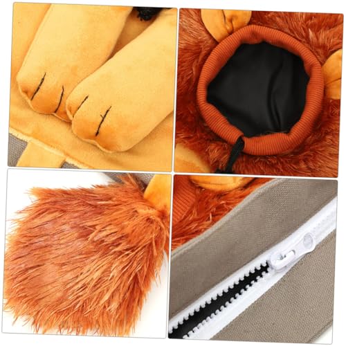 SUPVOX Kleine Canvas Tragetasche für Katzen und Kleine Hunde Atmungsaktive Schultertasche mit Löwenmotiv Sicherer Transportbeutel mit Kopföffnung für Alltagsspaziergänge und Einkäufe SUPVOX Kleine Canvas Tragetasche für Katzen und Kleine Hunde Atmungsaktive Schultertasche mit Löwenmotiv Sicherer Transportbeutel mit Kopföffnung für Alltagsspaziergänge und Einkäufe von Supvox