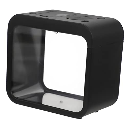 SUPVOX Kleines Aquarium mit LED Beleuchtung Transparenter Mini Desktop Fischtank Vielseitiger Reptilien und Kleintierbehälter für Fische Garnelen Schildkröten und Dekoration von Supvox