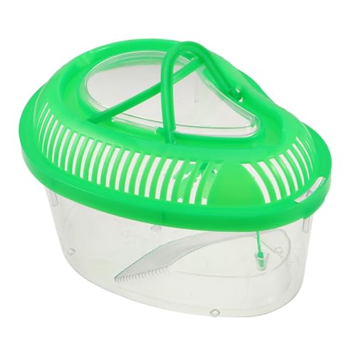 SUPVOX Kleines Kunststoff Terrarium mit Integriertem Sonnenplatz und Sicherem Deckel Tragbarer Reptilien Transportkäfig für Schildkröten Fische und Hamster Grün SUPVOX Kleines Kunststoff Terrarium mit Integriertem Sonnenplatz und Sicherem Deckel Tragbarer Reptilien Transportkäfig für Schildkröten Fische und Hamster Grün von Supvox