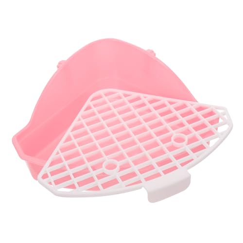 SUPVOX Kleintier Toilette Dreieck Langlebig Auslaufsicher Große Kapazität für Kaninchen Meerschweinchen Hamster Training Platzsparend für Käfig Ecke SUPVOX Kleintier Toilette Dreieck Langlebig Auslaufsicher Große Kapazität für Kaninchen Meerschweinchen Hamster Training Platzsparend für Käfig Ecke von Supvox