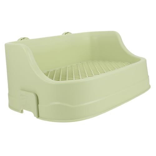SUPVOX Kleintier Toilette Kunststoff Käfig Wc mit Gittertrenner für Kaninchen Meerschweinchen Chinchilla Hamster Leicht Abnehmbar Hygienisch Wiederverwendbar Grün für Kleintierkäfige SUPVOX Kleintier Toilette Kunststoff Käfig Wc mit Gittertrenner für Kaninchen Meerschweinchen Chinchilla Hamster Leicht Abnehmbar Hygienisch Wiederverwendbar Grün für Kleintierkäfige von Supvox