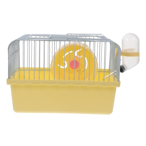 SUPVOX Kleintier Tragetasche für Hamster und Chinchillas Tragbarer Transportkäfig aus Robustem mit Wasserflaschenhalter für Reisen und Outdoor von Supvox