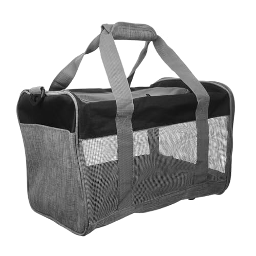 SUPVOX Kompakter Faltbarer Haustier-Tragetasche mit Gepolstertem Innenraum Leichtes Design Vielseitig Tragbar als Hand Umhängetasche mit Aufbewahrungstaschen für Kleine Hunde Katzen SUPVOX Kompakter Faltbarer Haustier-Tragetasche mit Gepolstertem Innenraum Leichtes Design Vielseitig Tragbar als Hand Umhängetasche mit Aufbewahrungstaschen für Kleine Hunde Katzen von Supvox