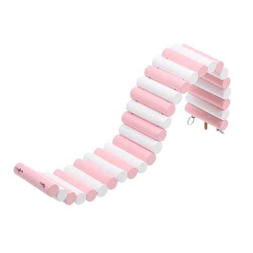 SUPVOX Kork Hamster Kletterleiter Langlebige Hängebrücke für Kleintiere Geeignet für Hamster Meerschweinchen Dekoratives Haustierzubehör Gesundheitsfördernd und Spielerisch von Supvox