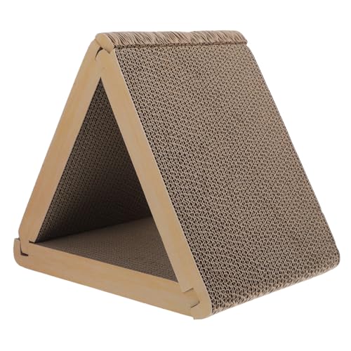 SUPVOX Kratzbaum Für Katzen Drinnen Unterlage Planke Möbel Kratzer Dreieckig Karton Kratzen Katzenbett Aus Pappe Katzenkratzbrett Kratzbäume Für Wohnungskatzen Katzenhaus Aus Pappe Papier SUPVOX Kratzbaum Für Katzen Drinnen Unterlage Planke Möbel Kratzer Dreieckig Karton Kratzen Katzenbett Aus Pappe Katzenkratzbrett Kratzbäume Für Wohnungskatzen Katzenhaus Aus Pappe Papier von Supvox