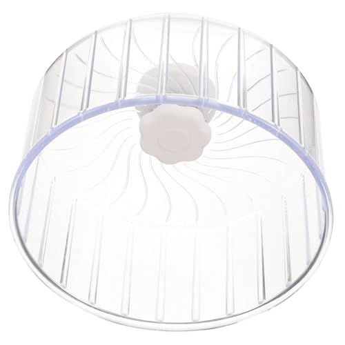 SUPVOX Laufrad für Kleintiere Geräuscharm Geräuschloses Hamster Laufrad aus Transparentem mit Doppelten Kugellagern Geeignet für Zwerghamster Rennmäuse Igel und Kleine Haustiere Fördert von Supvox