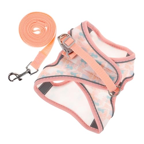 SUPVOX Leichte Verstellbare Hundegeschirr und Leine für Kleine Hunde Atmungsaktives Material Einhändig Bedienbar für und Ausflüge SUPVOX Leichte Verstellbare Hundegeschirr und Leine für Kleine Hunde Atmungsaktives Material Einhändig Bedienbar für und Ausflüge von Supvox