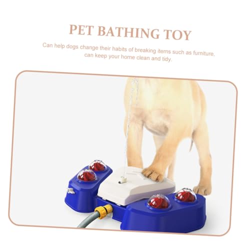 SUPVOX Lustiger Automatischer Wassersprinkler für Haustiere Umweltfreundliches Sprühspielzeug für Hunde und Katzen Multifunktionale Wasserfontäne für Unterhaltsames Haustierbad und von Supvox
