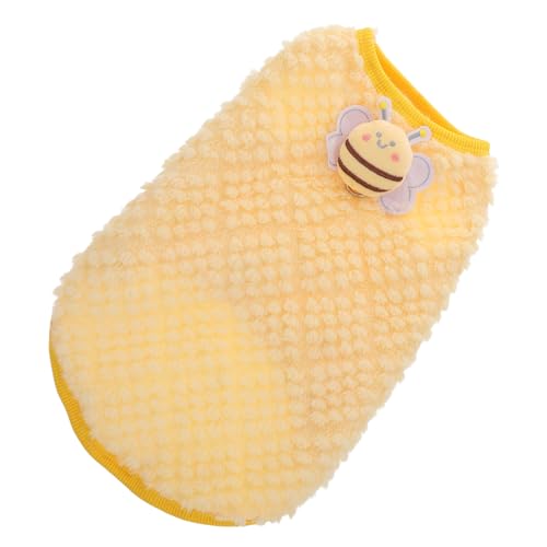 SUPVOX Lustiges Haustierkostüm Bienenweste Haustierpullover für Kleine Hunde und Katzen Atmungsaktiv Strapazierfähig Geeignet für Party Alltag und Halloween Niedliches Kostüm für von Supvox