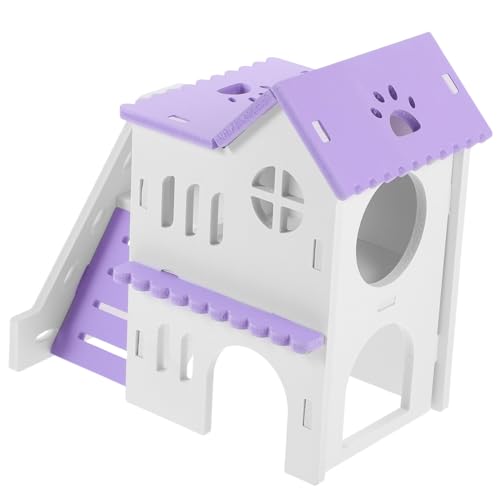 SUPVOX Mehrkammer Hamstervilla mit Doppelstock Buntes Versteckhaus für Kleine Haustiere Wie Hamster Meerschweinchen und Zwerghamster Gemütliches Nest für Verstecken und Ausruhen SUPVOX Mehrkammer Hamstervilla mit Doppelstock Buntes Versteckhaus für Kleine Haustiere Wie Hamster Meerschweinchen und Zwerghamster Gemütliches Nest für Verstecken und Ausruhen von Supvox