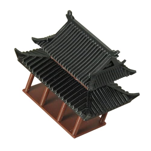 SUPVOX Miniatur Chinesischer Pavillon Authentische Architektur Detailreiche Mikro-landschaftsdekoration für Aquarium Miniaturgarten Bonsai und Kreative Terrariengestaltung von Supvox