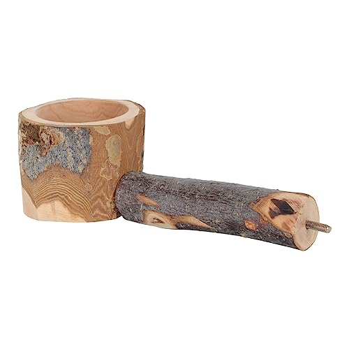 SUPVOX Natürliche Holz Vogel Sitzstange mit Essdose Kreatives Papageien Stabiler Standplatz für Kleine Vögel Wie Nymphensittich und Liebesvogel Langlebiges Holzspielzeug für SUPVOX Natürliche Holz Vogel Sitzstange mit Essdose Kreatives Papageien Stabiler Standplatz für Kleine Vögel Wie Nymphensittich und Liebesvogel Langlebiges Holzspielzeug für von Supvox