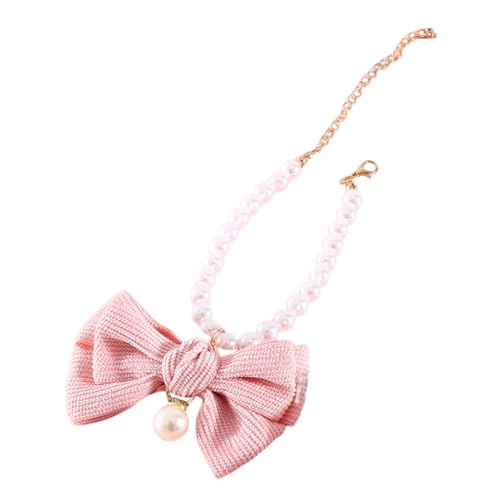 SUPVOX Niedliches Hundehalsband mit Perlen und Schleife Verschleißfestes Katzen und Welpenhalsband Samt Design Xs Festliches Accessoire für Kleine Hunde und Katzen SUPVOX Niedliches Hundehalsband mit Perlen und Schleife Verschleißfestes Katzen und Welpenhalsband Samt Design Xs Festliches Accessoire für Kleine Hunde und Katzen von Supvox
