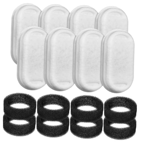 SUPVOX Pet Fountain Filter Ersatzfilter für Hunde und Katzen Wasserspender Kompatibel mit Verschiedenen Marken Aktivkohlefilter mit Effektiver Filtration Installieren für Sauberes von Supvox