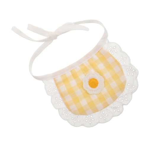 Supvox Katzensabber-hundeschal Haustier-hundeschal Kleines Hundehalsband Katzenblumen-hundeschal Mittelgroßes Haustier-Bandana Waschbares Hunde-Bandana Welpen-Taschentuch-schal von Supvox