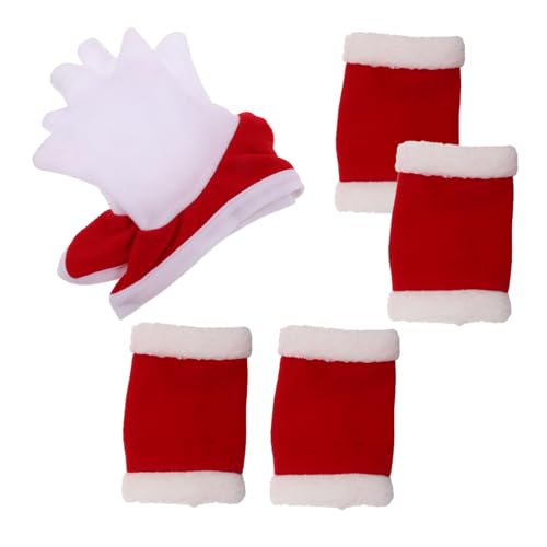 SUPVOX Pferdedekorationsset Pferdehaube Pferdezubehör Kostüme Weihnachtsfeier Paradenzubehör Pferdebeinkette Pferdekostümzubehör Pferdeschutzausrüstung Pferdekostümhut Aus Samt von Supvox