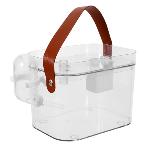 SUPVOX Reise Hamsterkäfig mit Wasserflasche Tragbarer Kleiner Tierträger aus Kunststoff für Hamster und Andere Kleintiere für Ausflüge und Pflege SUPVOX Reise Hamsterkäfig mit Wasserflasche Tragbarer Kleiner Tierträger aus Kunststoff für Hamster und Andere Kleintiere für Ausflüge und Pflege von Supvox