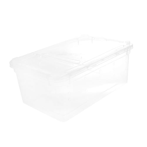 SUPVOX Reptilien Fütterungsbox Transparent mit Belüftungslöchern Langlebig Kunststoff Geeignet für Spinnen Eidechsen Skorpione Geckos und Komfortables Terrarium für Insekten und Reptilien SUPVOX Reptilien Fütterungsbox Transparent mit Belüftungslöchern Langlebig Kunststoff Geeignet für Spinnen Eidechsen Skorpione Geckos und Komfortables Terrarium für Insekten und Reptilien von Supvox