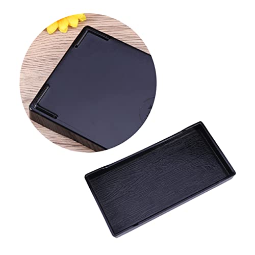 SUPVOX Reptilien Futter und Wassernapf Klein Schwarz Unzerbrechlich Flaches Design zum Baden Schwerer Schildkröten Napf mit Natürlicher Holzmaserung Geeignet für Schildkröten und SUPVOX Reptilien Futter und Wassernapf Klein Schwarz Unzerbrechlich Flaches Design zum Baden Schwerer Schildkröten Napf mit Natürlicher Holzmaserung Geeignet für Schildkröten und von Supvox