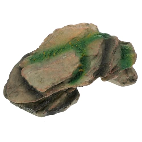 SUPVOX Reptilien Kletterplattform und Versteck Höhle Terrarium Schildkrötenhaus mit Sicherem Unterschlupf für Schlangen und Krabben Dekorative Aquarien Landschaft Geeignet für Drinnen von Supvox