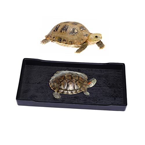 SUPVOX Reptilien Napf Klein Schwarz für Futter Wasser Baden Schildkröten Terrarium Gewichteter Kippsicherer Futternapf mit Naturgetreuer Holzmaserung Unzerbrechlich Leicht zu Reinigen SUPVOX Reptilien Napf Klein Schwarz für Futter Wasser Baden Schildkröten Terrarium Gewichteter Kippsicherer Futternapf mit Naturgetreuer Holzmaserung Unzerbrechlich Leicht zu Reinigen von Supvox