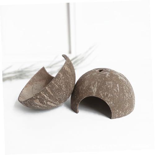 SUPVOX Reptilienversteck aus Natürlicher Kokosnussschale Kleines Haustier Unterschlupf mit Geeignetem EIN Ausgang Langlebig Lichtreduzierendes Design für Krabben Spinnen und Eidechsen SUPVOX Reptilienversteck aus Natürlicher Kokosnussschale Kleines Haustier Unterschlupf mit Geeignetem EIN Ausgang Langlebig Lichtreduzierendes Design für Krabben Spinnen und Eidechsen von Supvox