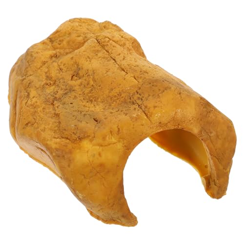 SUPVOX Resin Reptilien Versteck Höhle mit Sonnenplattform Schildkrötenfreundliche Versteckhöhle aus Robustem Harz als Schildkrötenplattform und Ruheplatz für Reptilien im Aquarium von Supvox