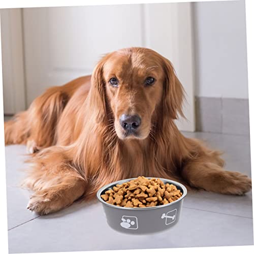 SUPVOX Rutschfester Haustiernapf mit Stabiler Basis Langlebige Fressschale für Hunde und Katzen Leicht zu Reinigen Sicherer Futternapf für Welpen und Ausgewachsene Tiere von Supvox