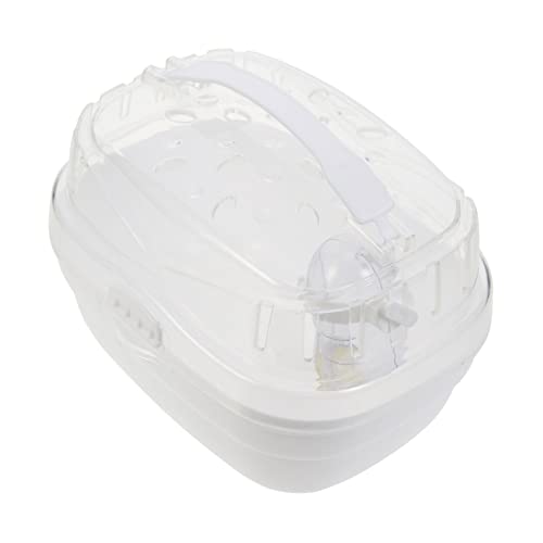 SUPVOX Tragbare Hamster Transportbox Kleintier Käfig Leichtgewicht für Hamster Chinchilla Igel Geeignet Ausbruchssicher mit Ausreichend Bewegungsfreiheit für Unterwegs von Supvox