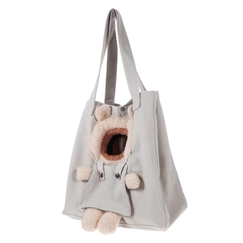 SUPVOX Tragbare Haustiertasche aus Strapazierfähigem Canvas Geräumige Schultertasche für Kleine Katzen und Hunde Leichter Bequemer Katzen und Hundeträger für Reisen und Outdoor SUPVOX Tragbare Haustiertasche aus Strapazierfähigem Canvas Geräumige Schultertasche für Kleine Katzen und Hunde Leichter Bequemer Katzen und Hundeträger für Reisen und Outdoor von Supvox