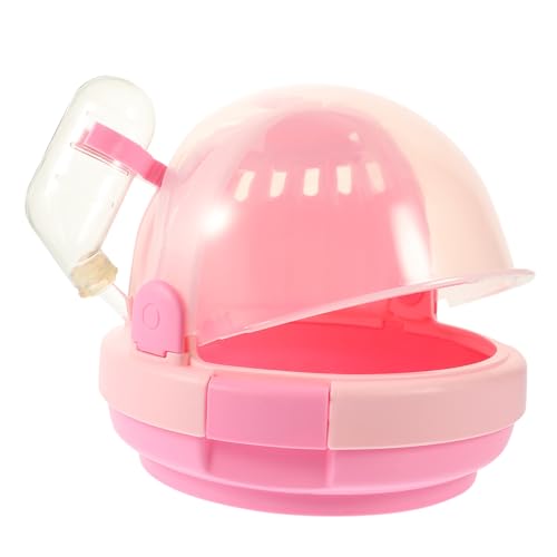 SUPVOX Tragbarer Hamsterkäfig Transparent mit Griff Belüftet und Robust Kleintier Außentransportbox für Zwerghamster Meerschweinchen Kaninchen und Kleine Haustiere SUPVOX Tragbarer Hamsterkäfig Transparent mit Griff Belüftet und Robust Kleintier Außentransportbox für Zwerghamster Meerschweinchen Kaninchen und Kleine Haustiere von Supvox